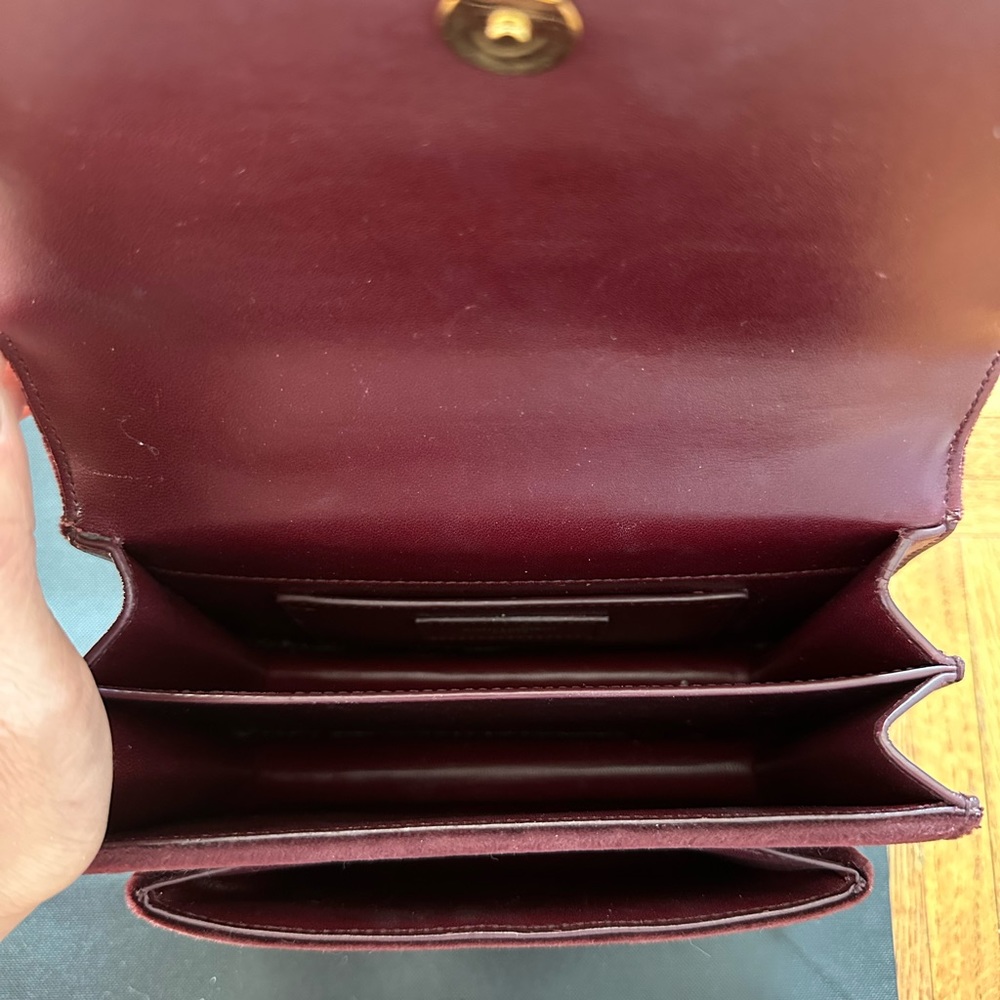 SAINT LAURENT
Sunset Monogram YSL Small Velvet Chain Crossbody - Picture 8 of 13
